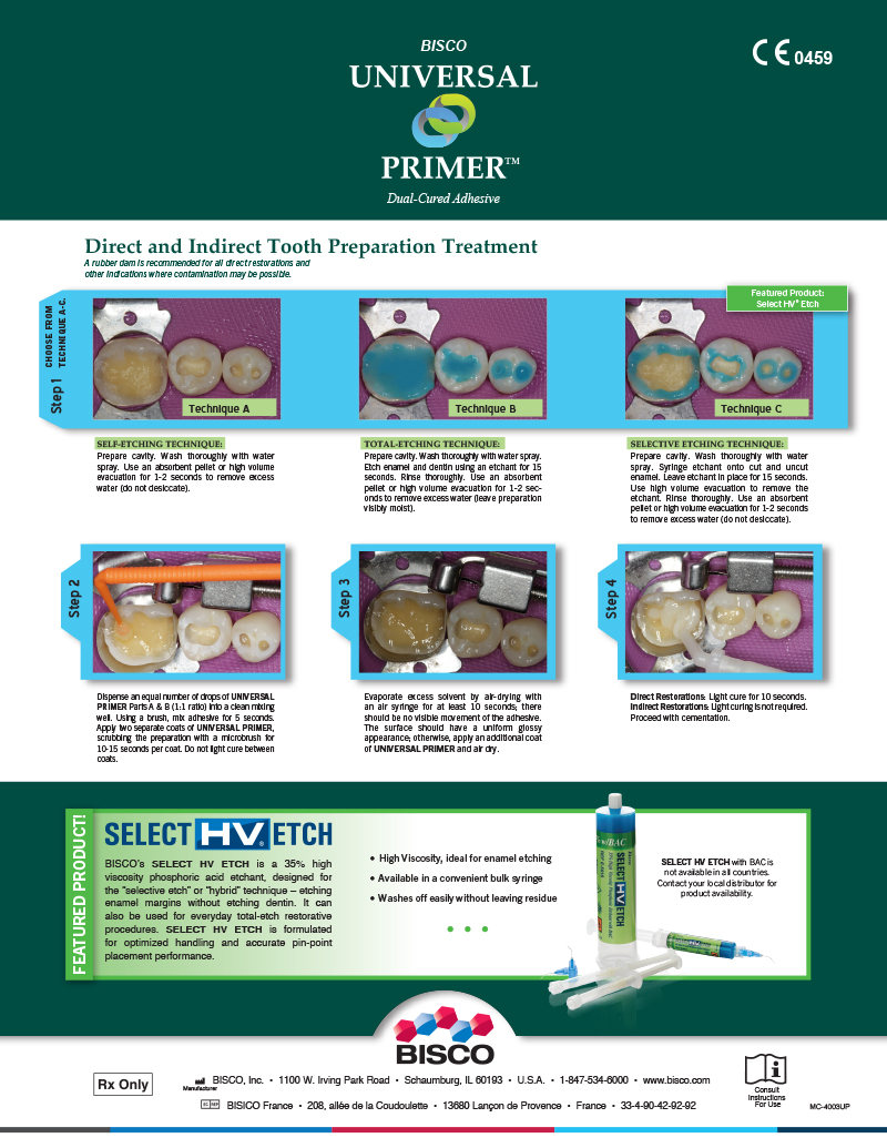 Universal Primer Technique Card
